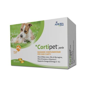 Cortipet Perle 30pz| Affezioni di cute e mantello cani/gatti | AURORA BIOFARMA