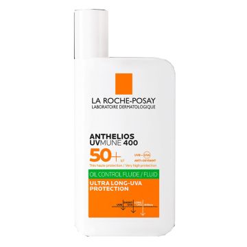 Anthelios - Fluido Solare Oil Control Spf50+ | Protezione colorata opacizzante 50ml | LA ROCHE POSAY