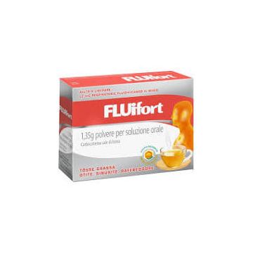 Fluifort bustine | 12 bustine di granulato per soluzione orale 1,35 g Fluifort bustine | 12 bustine di granulato per soluzione orale 1,35 g