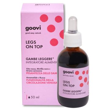 Legs On Top 50ml | Integratore gambe leggere | GOOVI By Hunziker