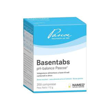 Basentabs pH Balance 200 cpr | Integratore alcalinizzante | NAMED - Pascoe