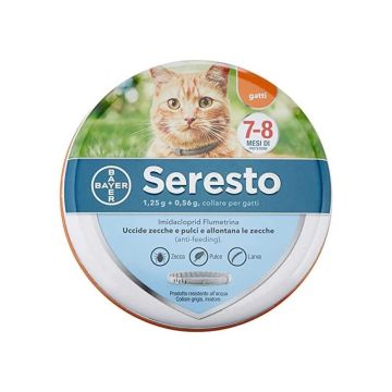 Seresto - Collare Gatto 38cm | Anti zecche e pulci | ELANCO