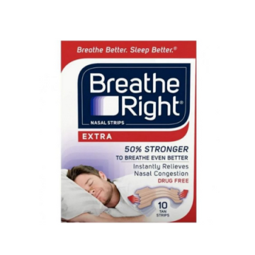 Breathe Right Extra Forti 10 pz | Cerotti congestione nasale | EFAS