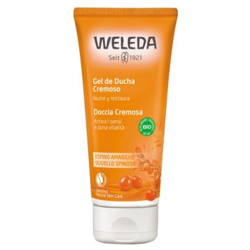 Vitality Olivello Spinoso 200 ml | Doccia cremosa rivitalizzante | WELEDA