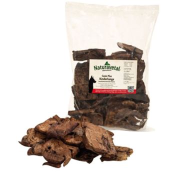 Polmone Di Manzo | Snack Essiccato 500 g cod.4001 | NATURAVETAL - Canis Plus