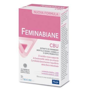 Feminabiane CBU 30cpr | Vie Urinarie e Flora Intestinale | BIOCURE
