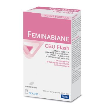 Feminabiane CBU Flash 20cpr | Benessere delle vie urinarie | BIOCURE