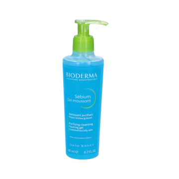 Sébium - Gel Moussant 200ml | Gel detergente purificante | BIODERMA