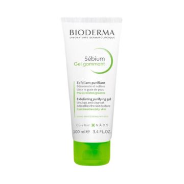 Sébium - Gel Gommant 100ml | Gel esfoliante, purificante | BIODERMA