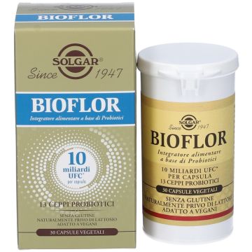 Bioflor 30 Caspule Veg | Probiotici per adulti | SOLGAR