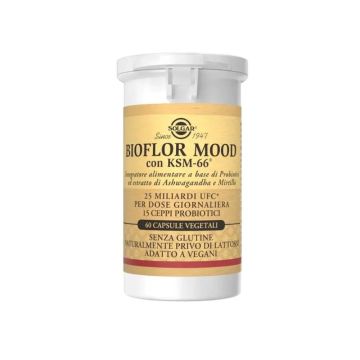 Bioflor Mood 60cps | Supporto flora intestinale | SOLGAR