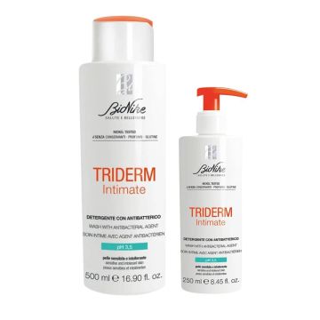Triderm - Intimate Con Antibatterico | Detergente intimo - Varie quantità | BIONIKE
