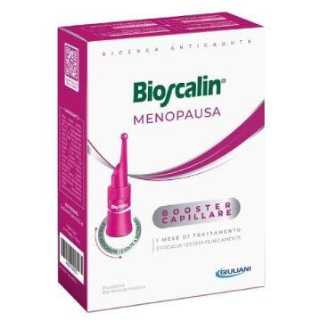 Menopausa - Booster Capillare | Trattamento rinforzante 8 fiale | BIOSCALIN 