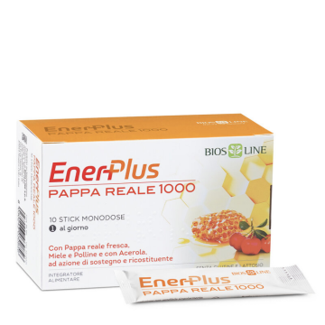 Enerplus Pappa Reale 1000 10 stick | Integratore ricostituente | BIOS LINE
