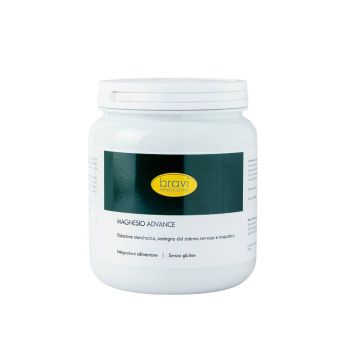 Magnesio Advance 300g | Riduzione della stanchezza | BRAVI LAB