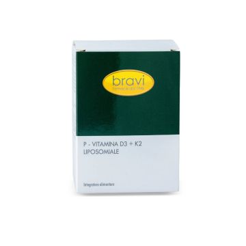 Vitamina D3+K2 Liposomiale 30stick | Ossa e difese immunitarie | BRAVILAB