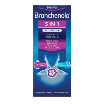 Bronchenolo 5in1 120ml | Tosse raucedine e gola | PERRIGO