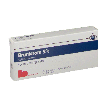 BRUNICROM Collirio | 2% sodio cromoglicato | 20 flac x 0,3ml