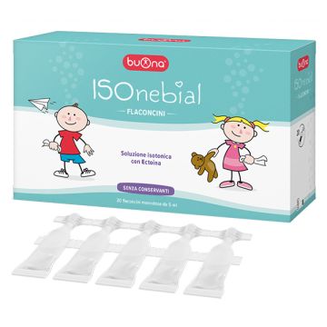 ISOnebial Flaconcini 20x5ml | Pulizia delle cavità nasali | BUONA