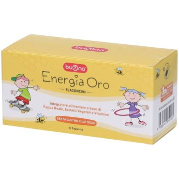 Energia Oro 10 flaconcini | Integratore ricostituente | BUONA