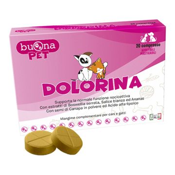 Dolorina 20cpr| Funzione nocicettiva cani/gatti | BUONA PET