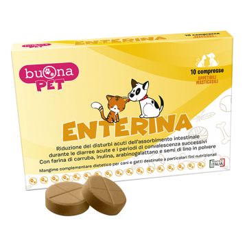 Enterina 10cpr | Intestino cani/gatti | BUONA PET