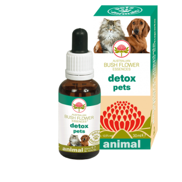 DETOX PETS Gocce 30 ml | Fiori Australiani per Stress e Alterazioni alimentari | AUSTRALIAN BUSH FLOWER Essences - Animal