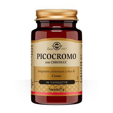 PICOCROMO 90 tavolette | Controllo colesterolo nel sangue | SOLGAR