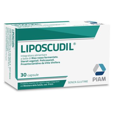 Liposcudil 30cps | Integratore Controllo Colesterolo | PIAM