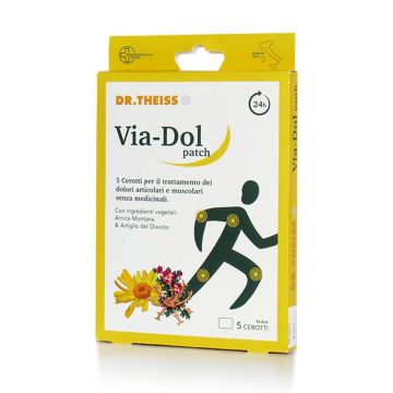 VIA DOL 5 Cerotti | Patch per dolori articolari e muscolari | DR.THEISS VIA DOL 5 Cerotti | Patch per dolori articolari e muscolari | DR.THEISS