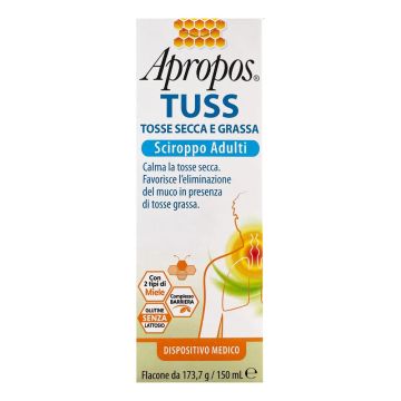 Tuss Adulti  150 ml | Sciroppo tosse secca e grassa | APROPOS