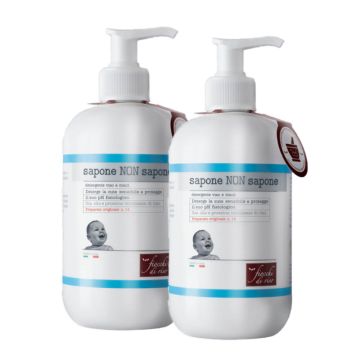 Bipack Sapone Non Sapone 2x240 ml | Detergente corpo senza sapone | FIOCCHI DI RISO Bipack Sapone Non Sapone 2x240 ml | Detergente corpo senza sapone | FIOCCHI DI RISO