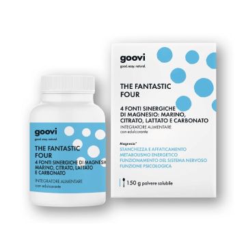 The Fantastic Four 150g | Integratore 4 Fonti di Magnesio | GOOVI Hunziker