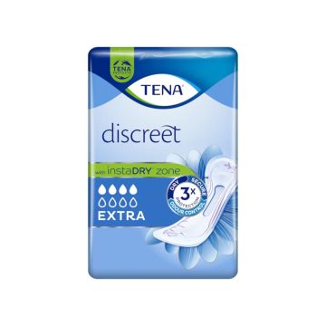 DISCREET EXTRA 10 pz | Assorbente + per perdite urinarie | TENA