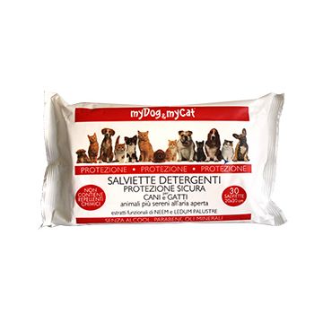SALVIETTE DETERGENTI Protezione sicura per Cani e Gatti | MYDOG & MYCAT