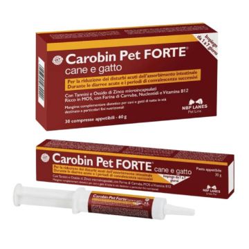 Carobin Pet Forte | Disturbi intestinali - Vari formati | NBF LANES