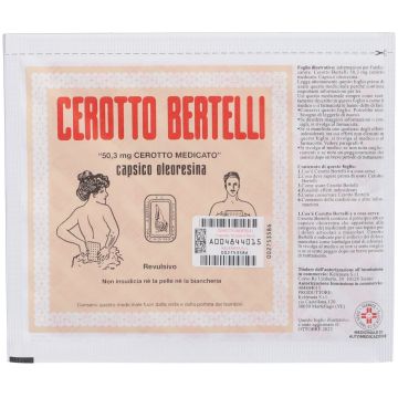 Cerotto Bertelli cm16x12 | Cerotto medicato
