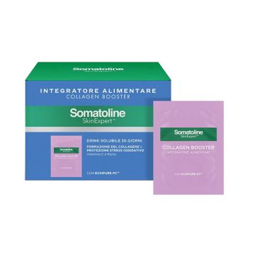 Collagen booster 30 bustine | Integratore collagene pelle | SOMATOLINE 