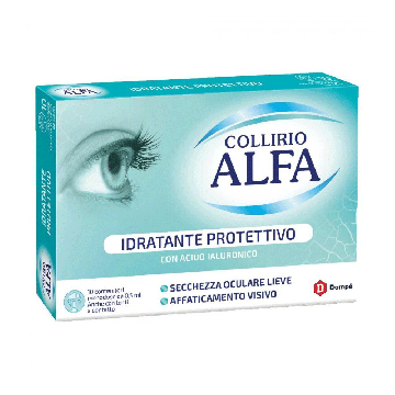 Idratante E Protettivo 10 fiale | Gocce per la secchezza oculare | COLLIRIO ALFA