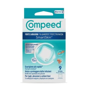 Cerotti Ferite ed Abrasioni Grande 9pz | Guarigione rapida | COMPEED Cerotti Ferite ed Abrasioni Grande 9pz | Guarigione rapida | COMPEED