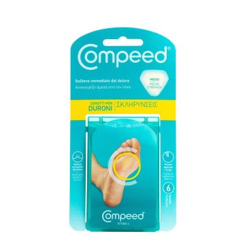 Cerotti per Duroni Medio 6pz | 4,4 cm x 4,5 cm | COMPEED