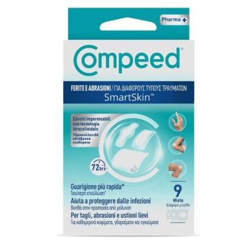 Cerotti Ferite ed Abrasioni Misto 9pz | Guarigione rapida | COMPEED Cerotti Ferite ed Abrasioni Misto 9pz | Guarigione rapida | COMPEED