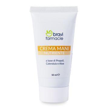 Crema Mani Nutriente 50ml |  Aloe, propoli, calendula | BRAVI LAB