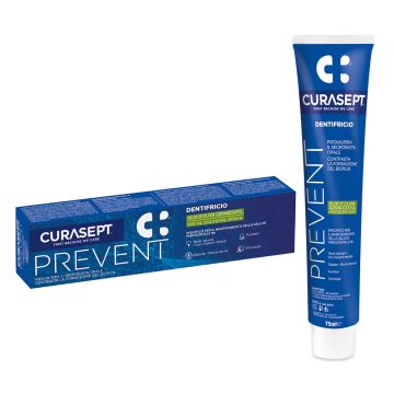 Curasept Prevent Dentifricio 75 ml | Dentifricio antiplacca | CURASEPT