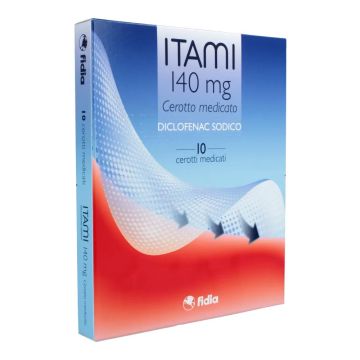 ITAMI Cerotti Medicati Dicloflenac Sodico 140 mg | 10 Cerotti