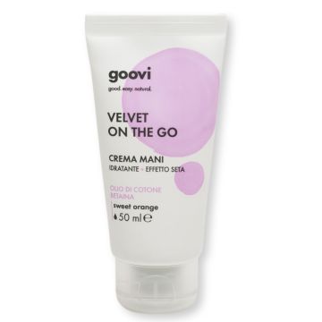 Velvet On The Go 50ml | Crema mani idratante | GOOVI by Hunziker Velvet On The Go 50ml | Crema mani idratante | GOOVI by Hunziker