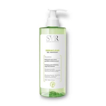 Sebiaclear - Gel Moussant 400ml | Gel detergente purificante esfoliante | SVR