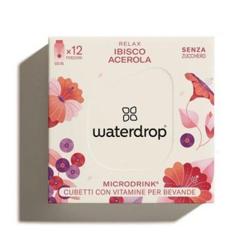 Microdrink Relax 12 cubetti | bevanda idrosolubile rilassante | WATERDROP