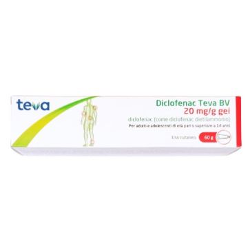Diclofenac Teva gel 20 mg/g | Tubo da 60 g