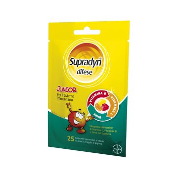 Difese Junior 25 caramelle gommose | Integratore sistema immunitario | SUPRADYN